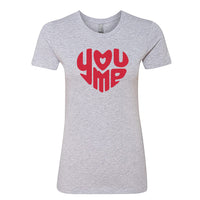 Women’s Valentine's Day Graphic T-Shirt | Artistic Heart Crew Neck Tee | Soft Cotton Festive Top for Women