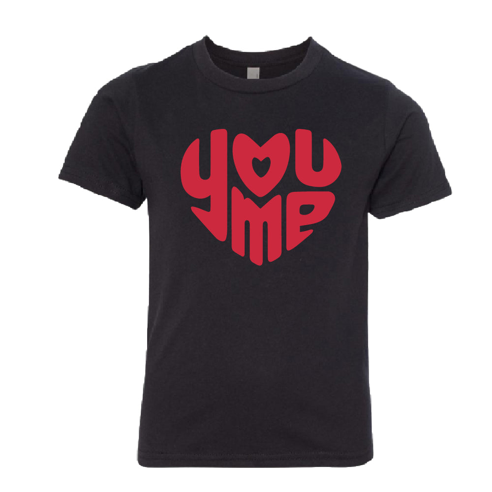 Cute Kids Valentine's Day T-Shirt | Heart Graphic Youth Tee for Boys & Girls | Soft Cotton Holiday Shirt