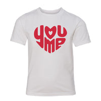 Cute Kids Valentine's Day T-Shirt | Heart Graphic Youth Tee for Boys & Girls | Soft Cotton Holiday Shirt