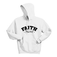 Faith Forward Unisex Hoodie – Inspirational Christian Sweatshirt for Men & Women, Cozy Fleece Pullover