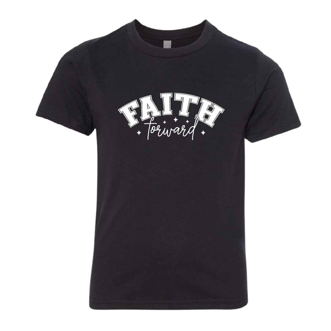 Men’s “Faith Forward” Graphic T-Shirt – Inspirational Christian Tee