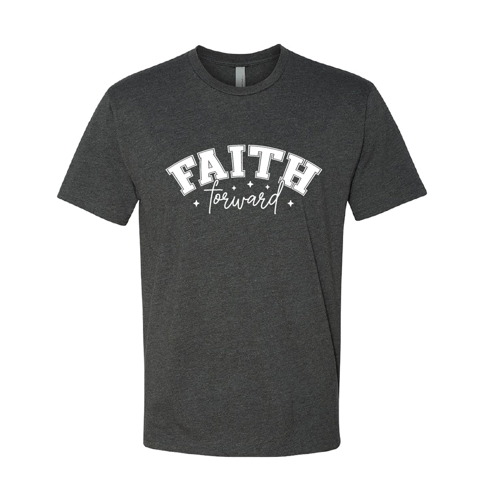 Men’s “Faith Forward” Graphic T-Shirt – Inspirational Christian Tee