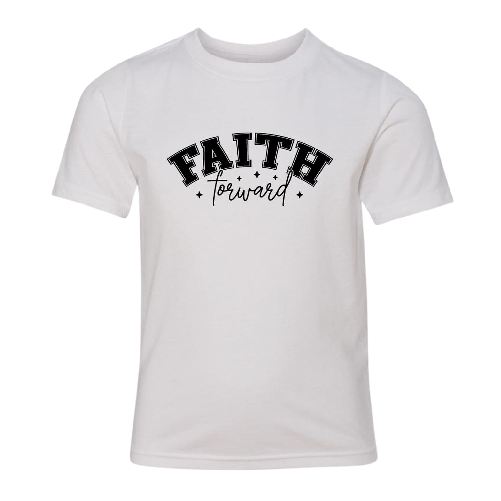 Men’s “Faith Forward” Graphic T-Shirt – Inspirational Christian Tee