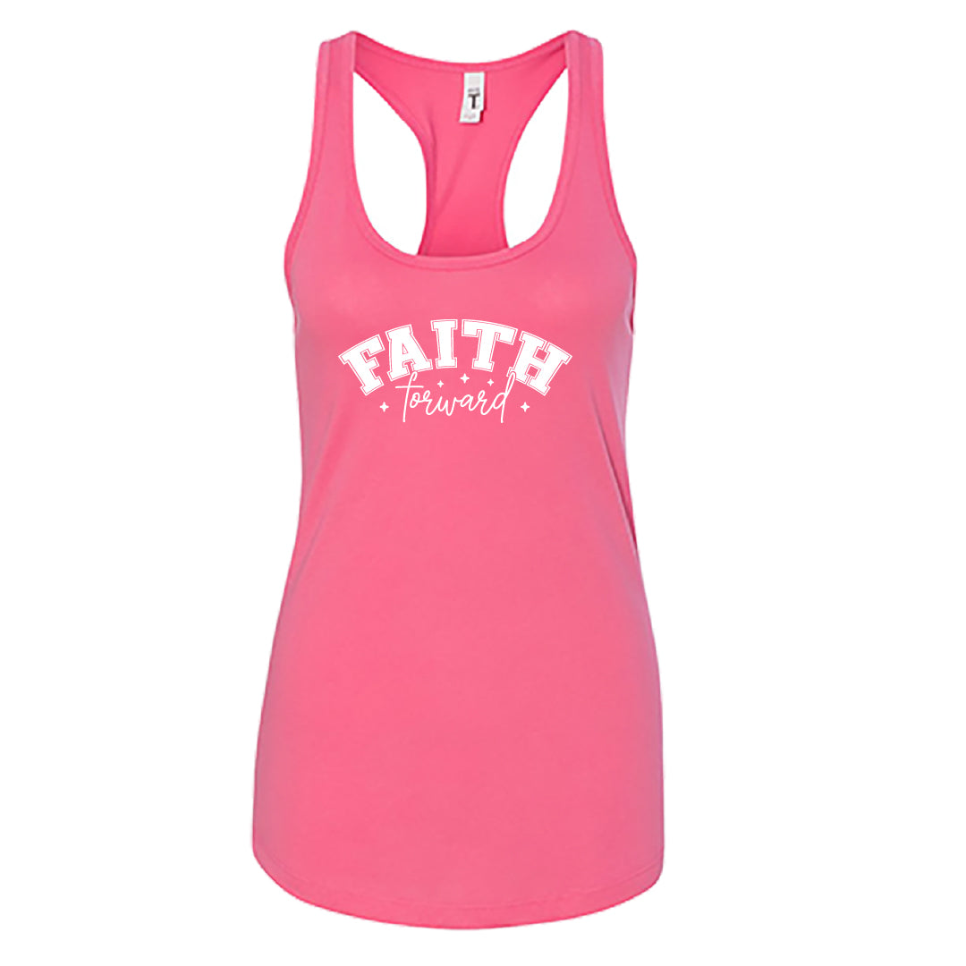 Faith Forward Women’s Racerback Tank Top – Inspirational Activewear