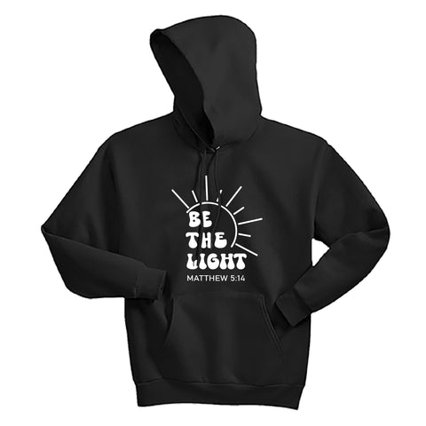 UPLIFTING "Be the Light" Unisex Hoodie – Faith-Based Christian Sweatshirt