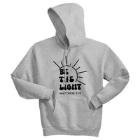UPLIFTING "Be the Light" Unisex Hoodie – Faith-Based Christian Sweatshirt