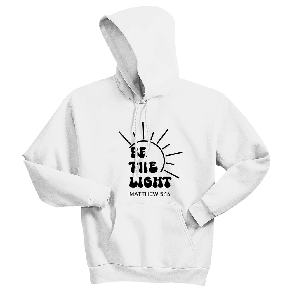 UPLIFTING "Be the Light" Unisex Hoodie – Faith-Based Christian Sweatshirt