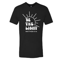 INSPIRATIONAL "Be the Light" Men's T-Shirt – Faith-Based Christian Tee