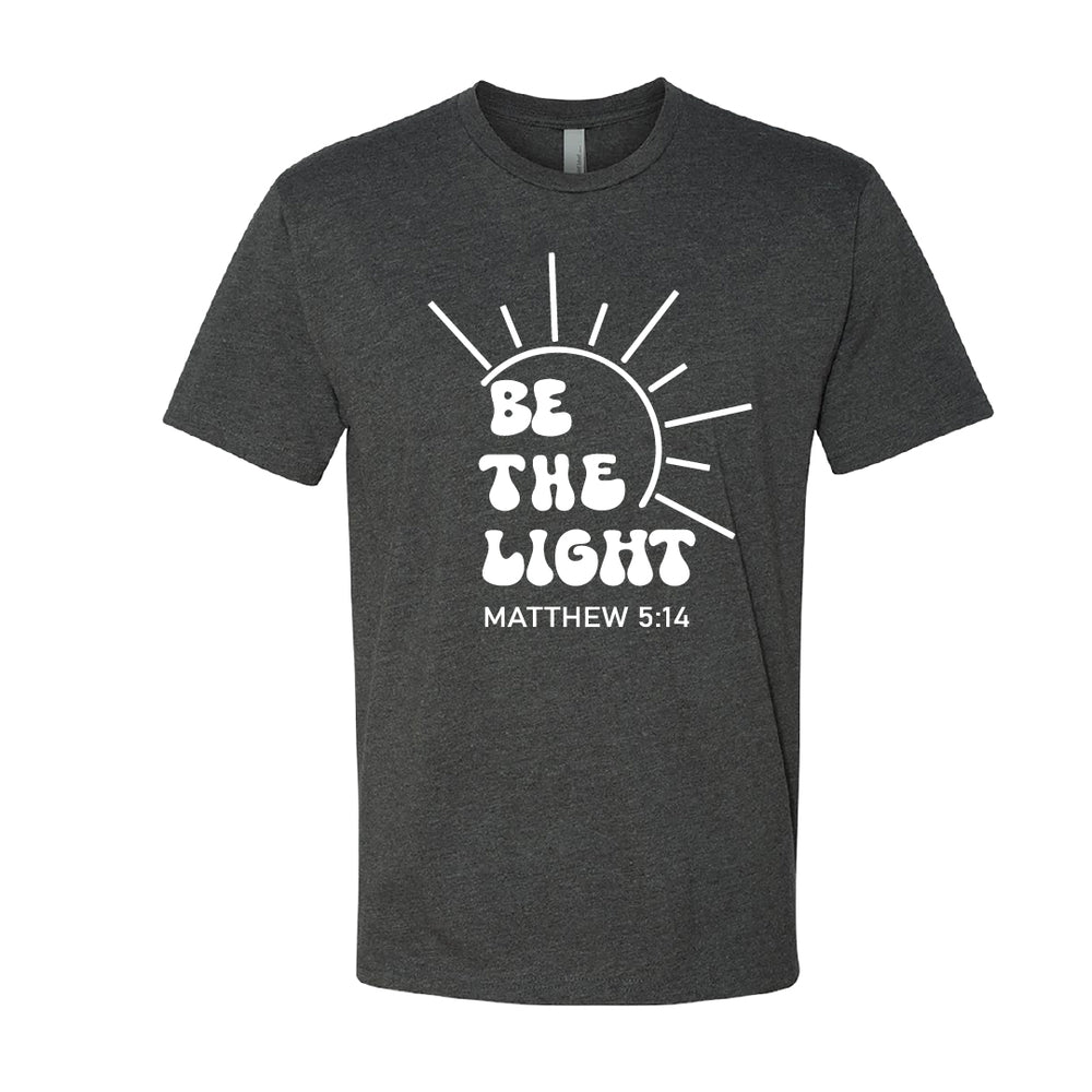 INSPIRATIONAL "Be the Light" Men's T-Shirt – Faith-Based Christian Tee