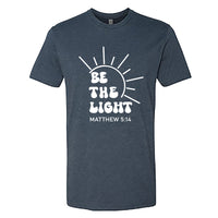 INSPIRATIONAL "Be the Light" Men's T-Shirt – Faith-Based Christian Tee