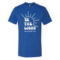 INSPIRATIONAL "Be the Light" Men's T-Shirt – Faith-Based Christian Tee