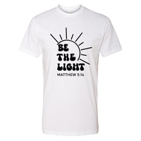 INSPIRATIONAL "Be the Light" Men's T-Shirt – Faith-Based Christian Tee