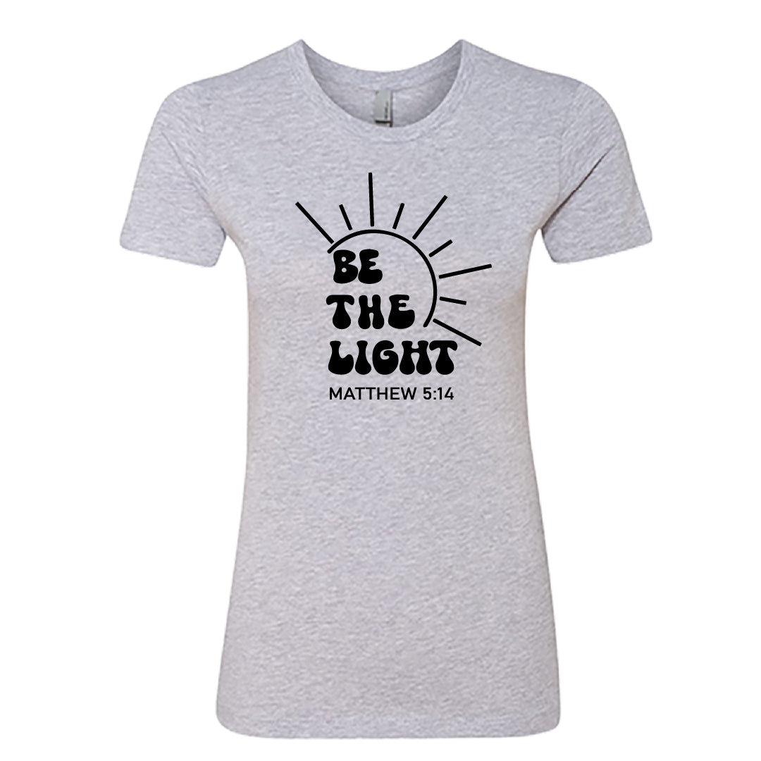 INSPIRATIONAL "Be the Light" Men's T-Shirt – Faith-Based Christian Tee