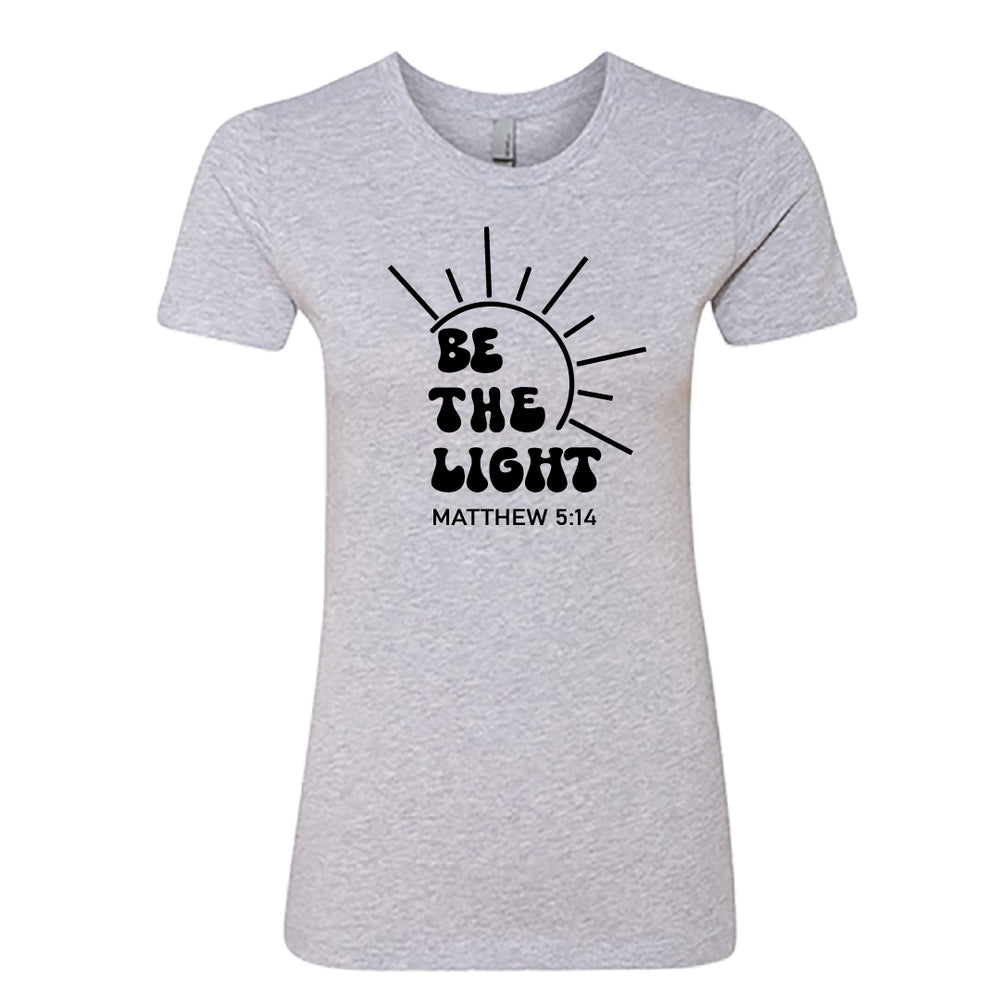 INSPIRATIONAL "Be the Light" Men's T-Shirt – Faith-Based Christian Tee