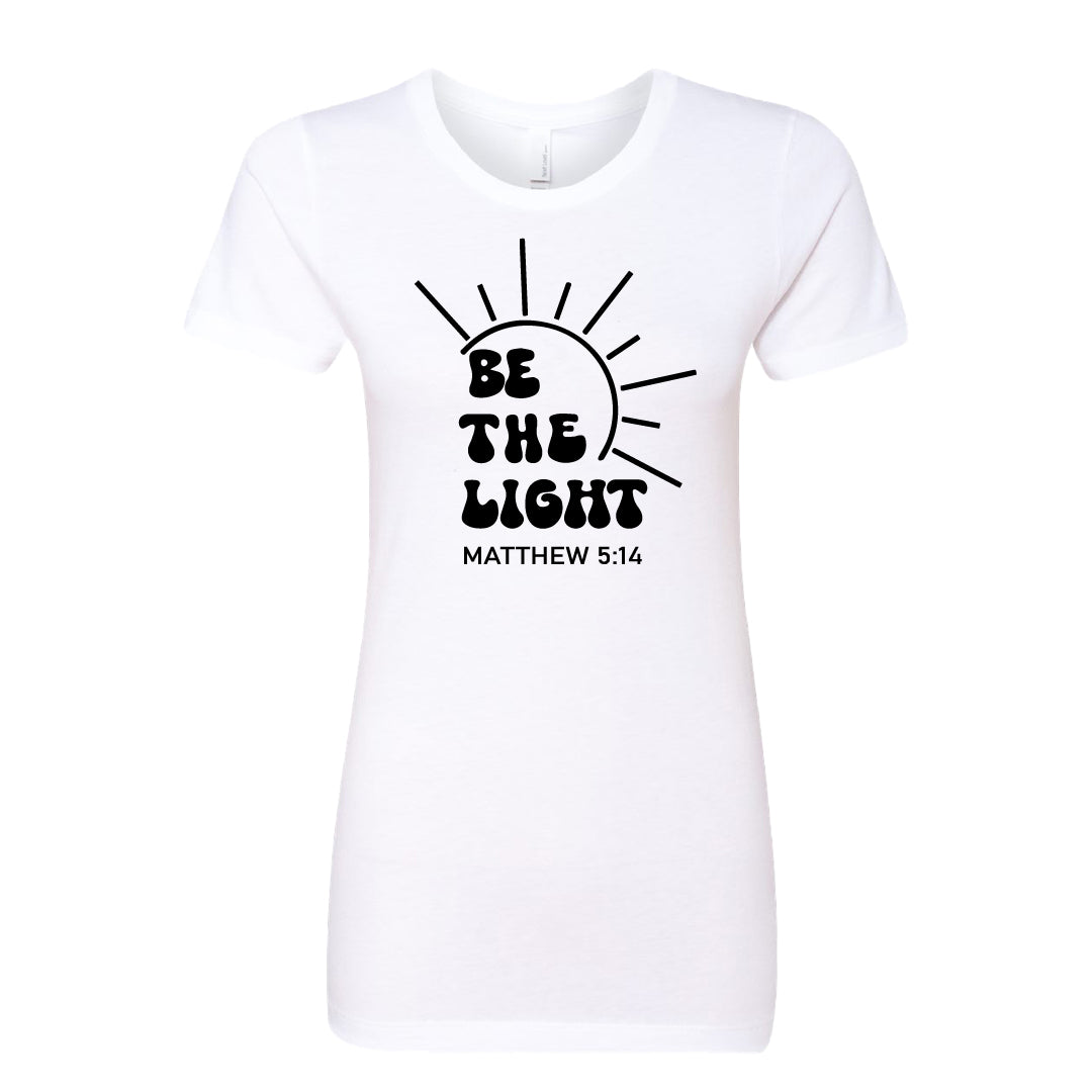 INSPIRATIONAL "Be the Light" Men's T-Shirt – Faith-Based Christian Tee