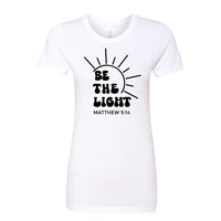 INSPIRATIONAL "Be the Light" Men's T-Shirt – Faith-Based Christian Tee
