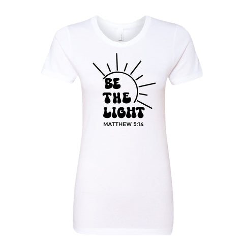 INSPIRATIONAL "Be the Light" Men's T-Shirt – Faith-Based Christian Tee