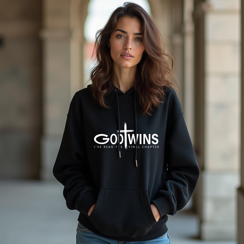 INSPIRING "God Wins" Unisex Hoodie – Faith-Based Christian Sweatshirt