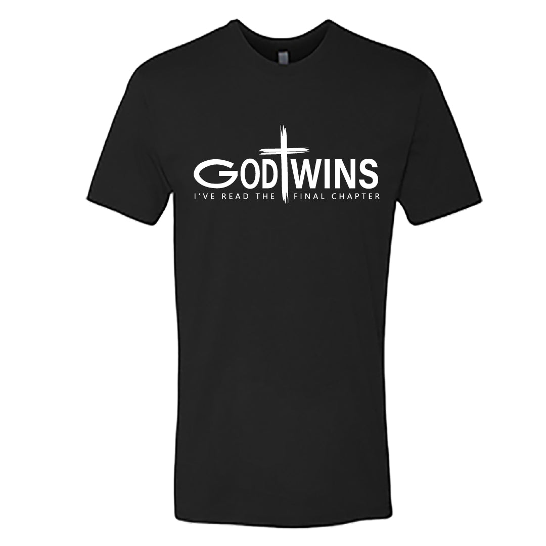 BOLD "God Wins" Men's T-Shirt – Inspiring Christian Tee for Men