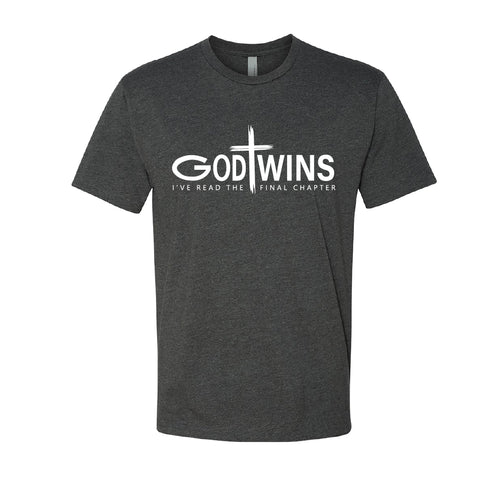 BOLD "God Wins" Men's T-Shirt – Inspiring Christian Tee for Men
