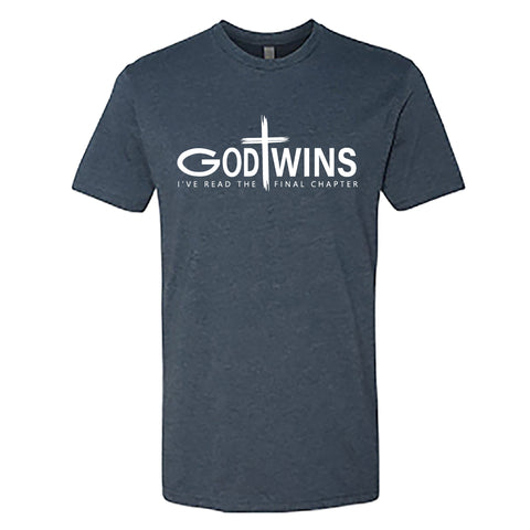 BOLD "God Wins" Men's T-Shirt – Inspiring Christian Tee for Men