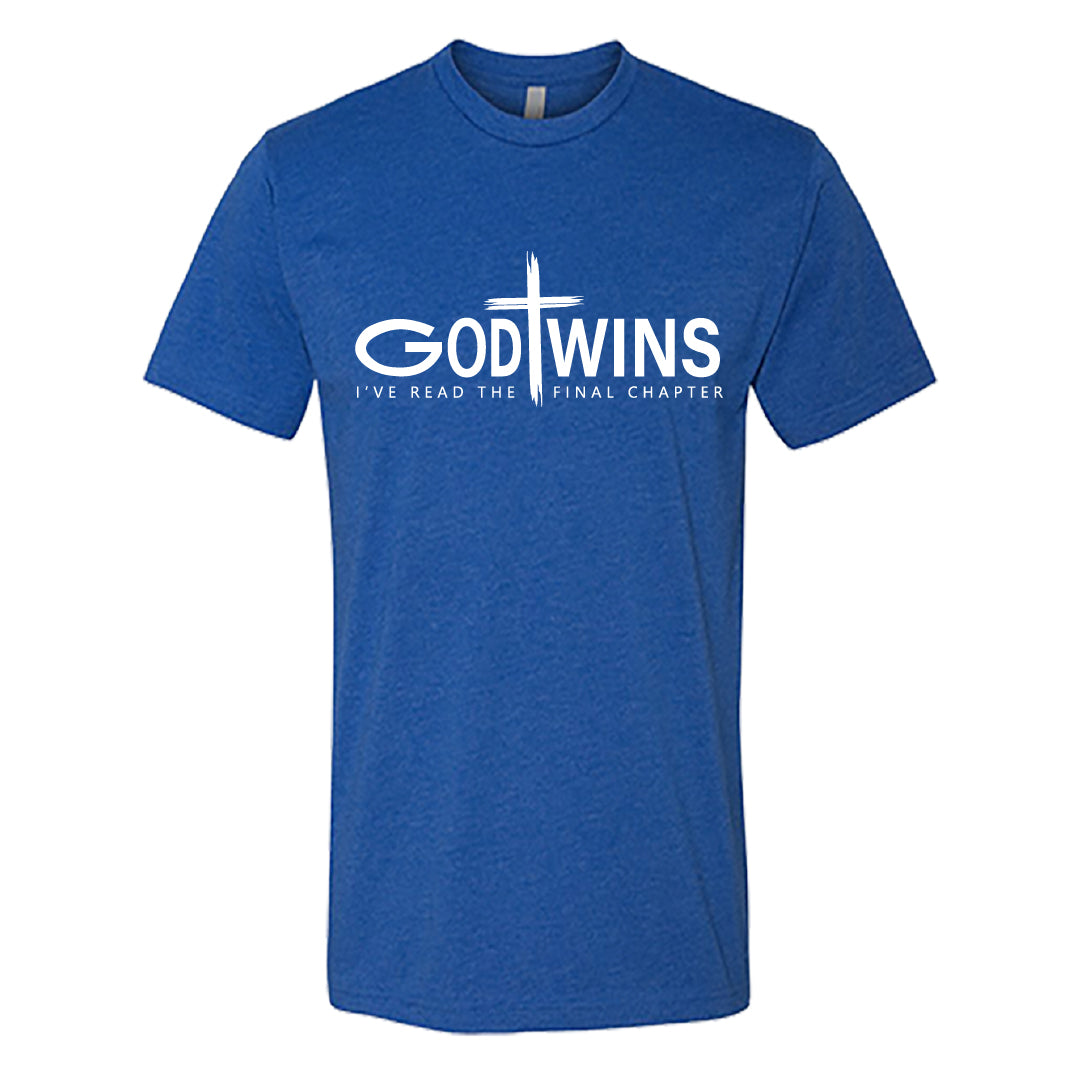 BOLD "God Wins" Men's T-Shirt – Inspiring Christian Tee for Men
