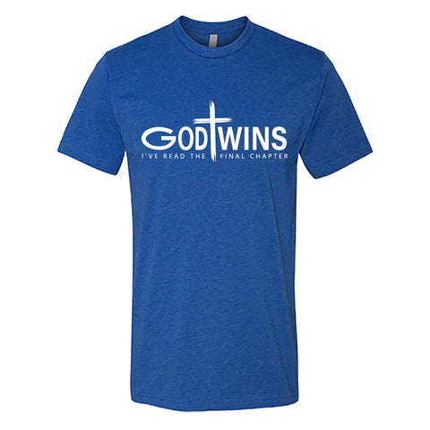 BOLD "God Wins" Men's T-Shirt – Inspiring Christian Tee for Men