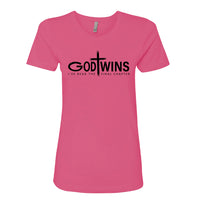 BOLD "God Wins" Women's T-Shirt – Inspiring Christian Tee for Women