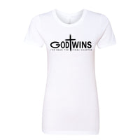 BOLD "God Wins" Women's T-Shirt – Inspiring Christian Tee for Women