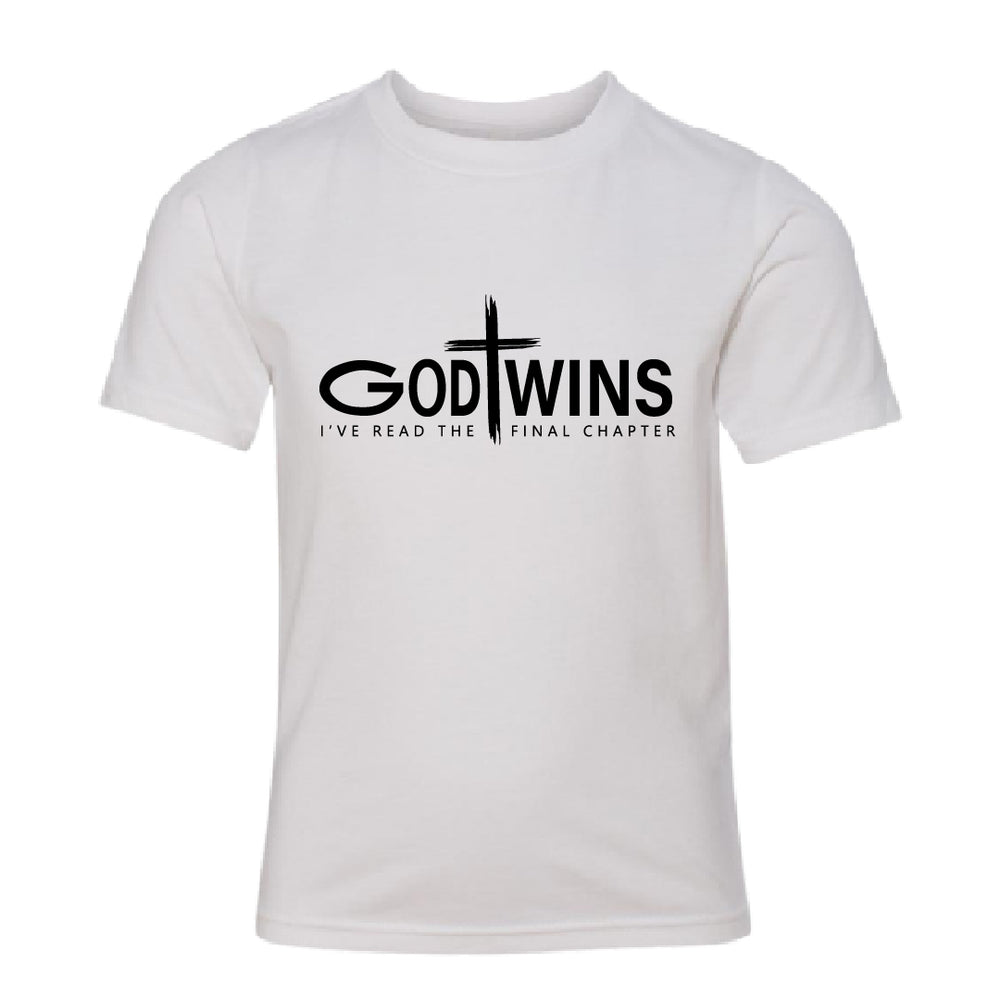 FAITH-BASED "God Wins" Youth T-Shirt – Inspiring Christian Kids' Tee