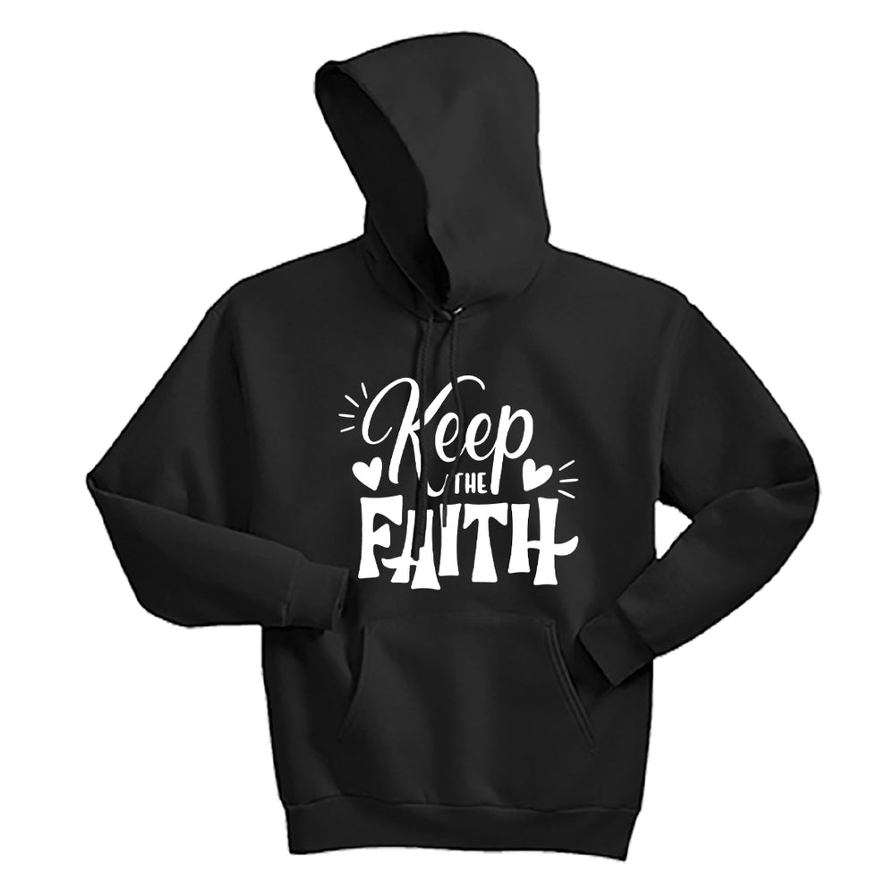 ENCOURAGING "Keep the Faith" Unisex Hoodie – Uplifting Christian Sweatshirt