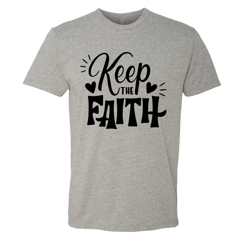 UPLIFTING "Keep the Faith" Men's T-Shirt – Inspirational Christian Tee