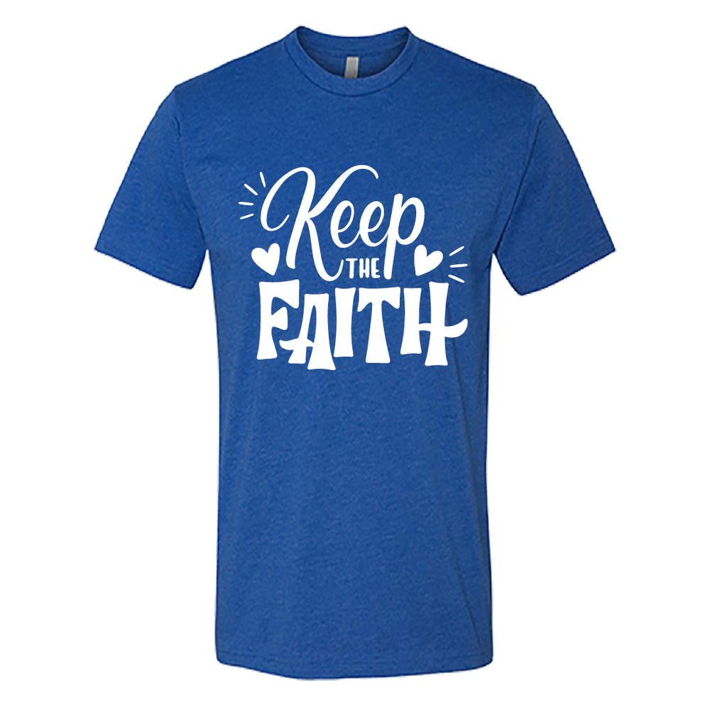 UPLIFTING "Keep the Faith" Men's T-Shirt – Inspirational Christian Tee