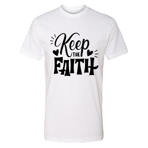 UPLIFTING "Keep the Faith" Men's T-Shirt – Inspirational Christian Tee