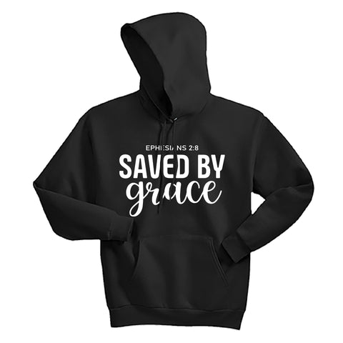 GRACEFUL "Saved by Grace" Unisex Hoodie – Inspiring Christian Sweatshirt