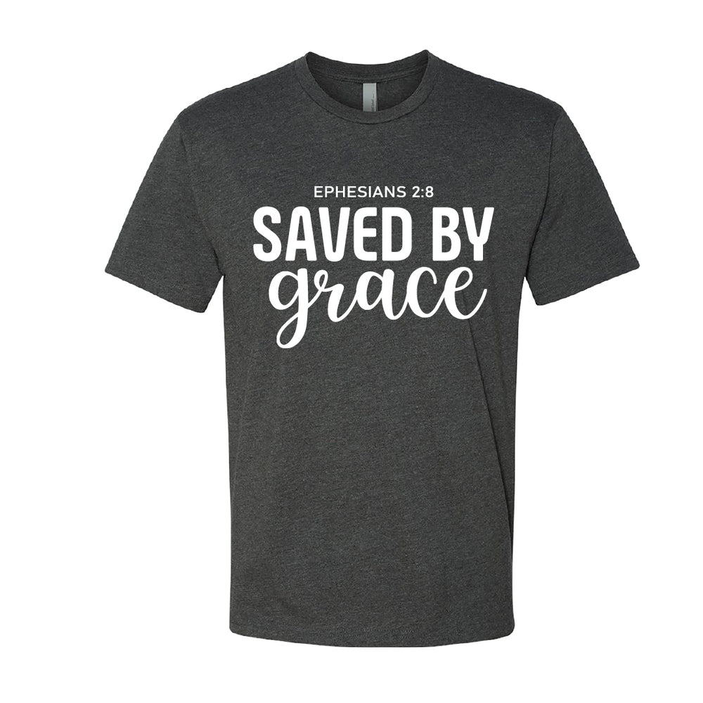 GRACEFUL "Saved by Grace" Men's T-Shirt – Inspiring Christian Tee for Men