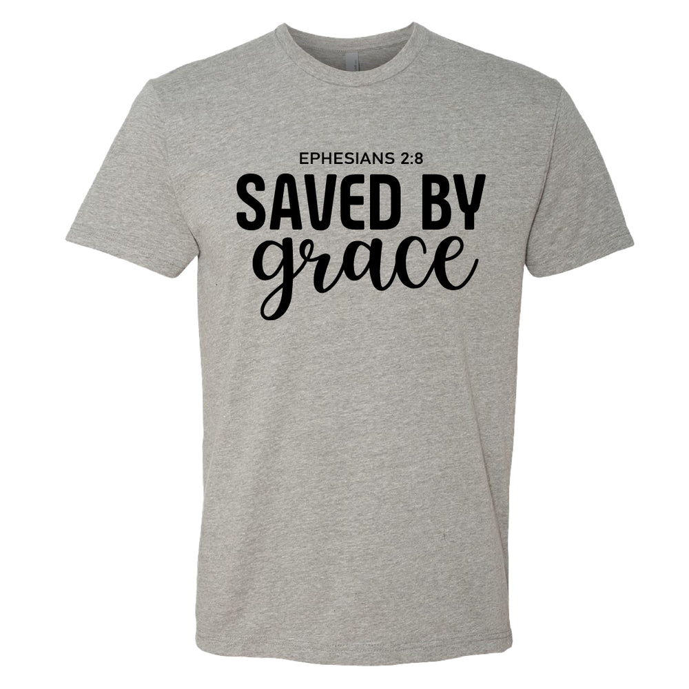 GRACEFUL "Saved by Grace" Men's T-Shirt – Inspiring Christian Tee for Men