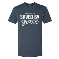GRACEFUL "Saved by Grace" Men's T-Shirt – Inspiring Christian Tee for Men
