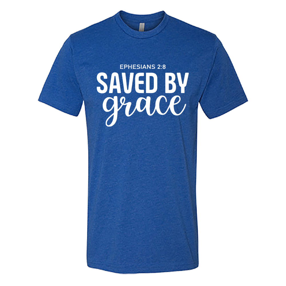 GRACEFUL "Saved by Grace" Men's T-Shirt – Inspiring Christian Tee for Men