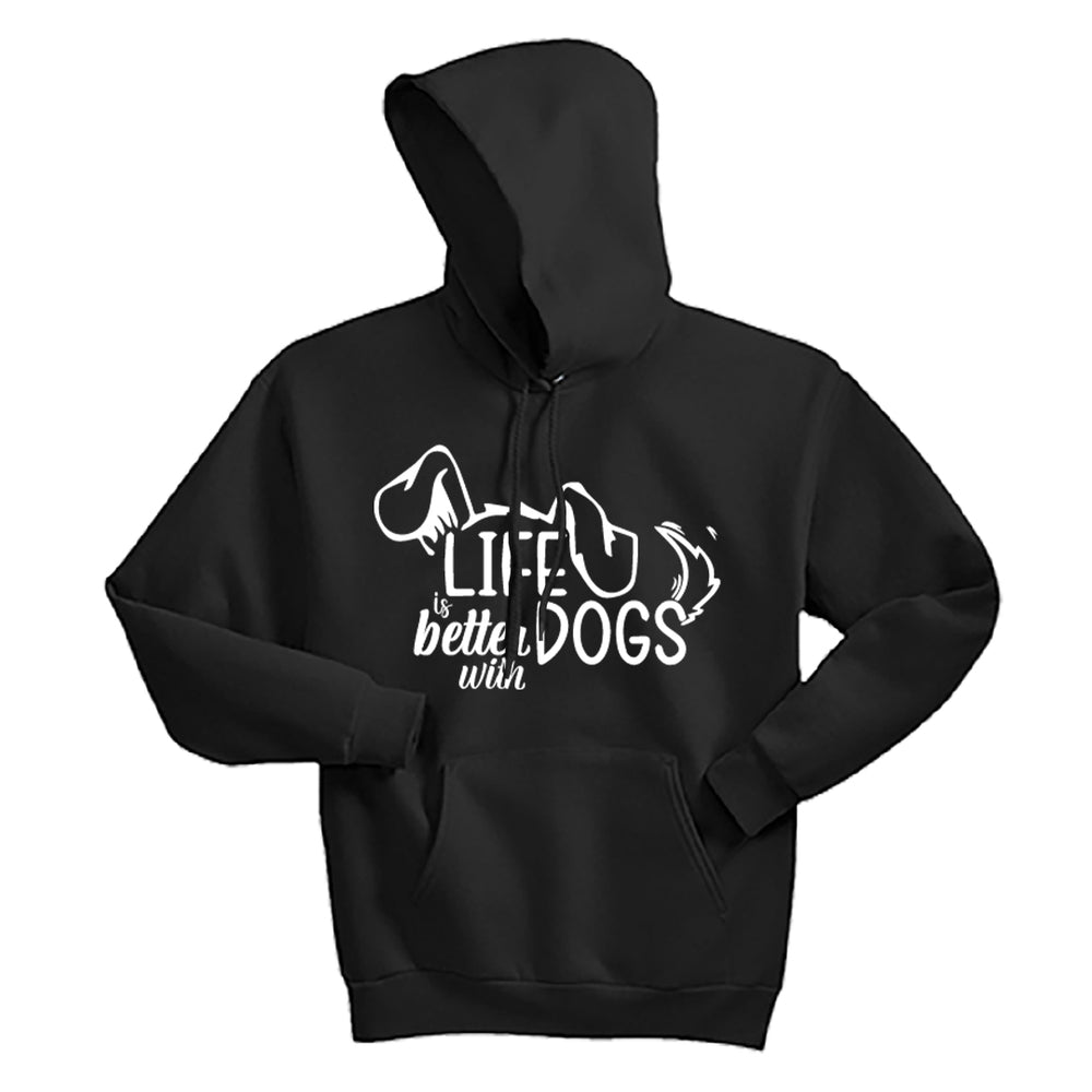 "Life is Better with Dogs" Men's / Unisex Hoodie – The Coziest Layer for Dog Lovers