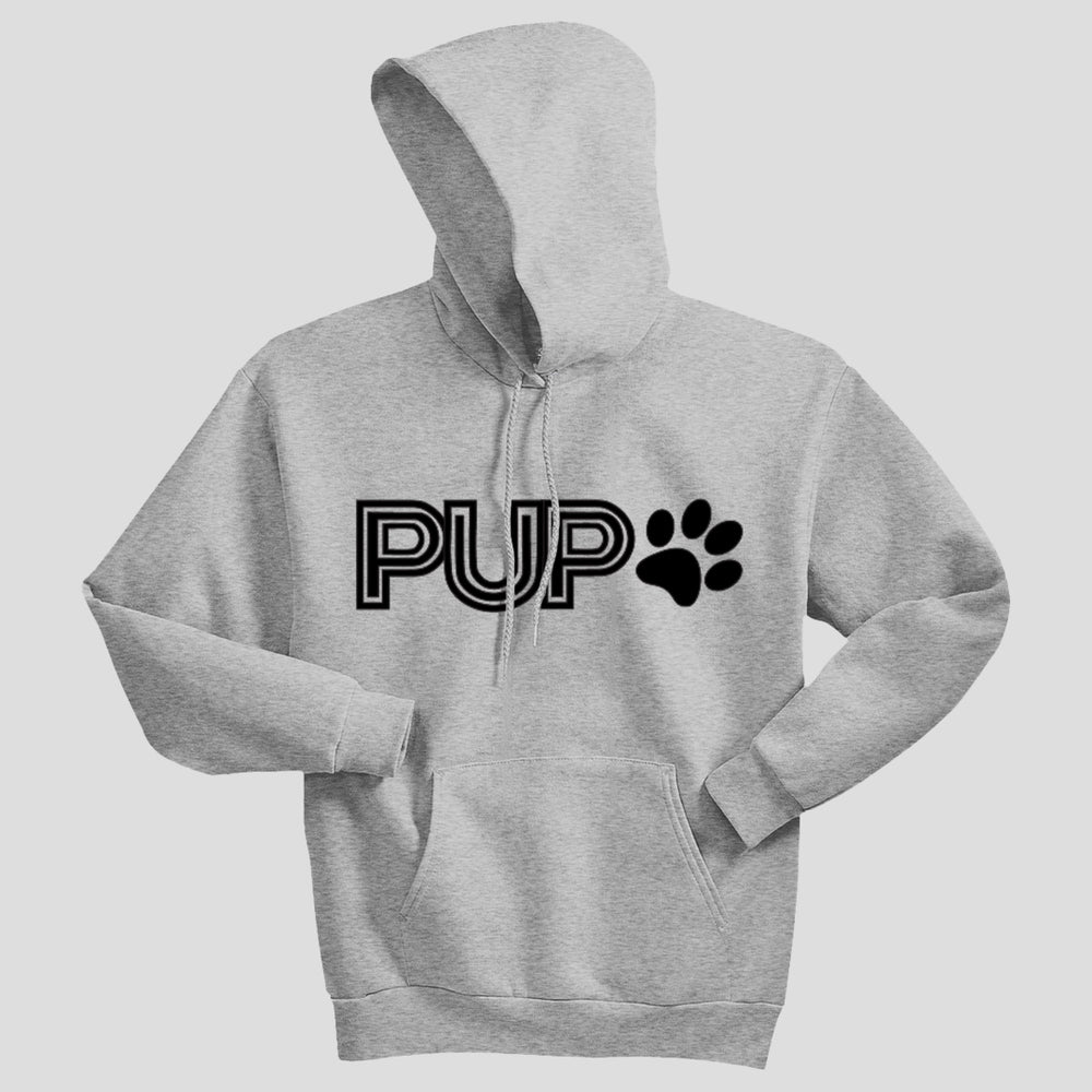 "PUP" Minimalist Men's / Unisex Hoodie – The Go-To Comfort for Dog Owners