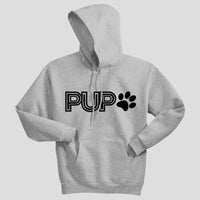 "PUP" Minimalist Men's / Unisex Hoodie – The Go-To Comfort for Dog Owners