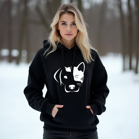 "Team Paws" Unisex Hoodie – The Ultimate Comfort for Dog and Cat Lovers