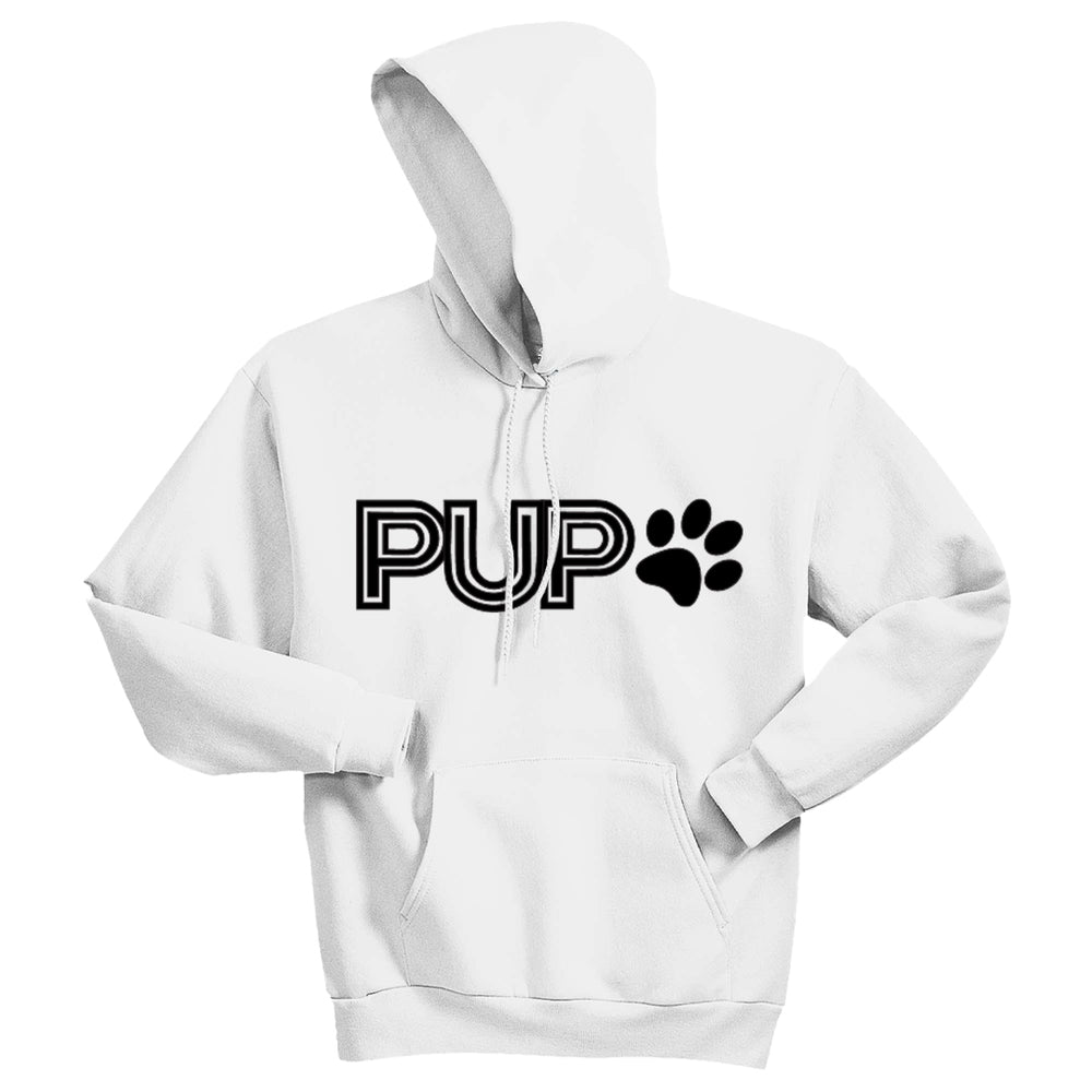"PUP" Minimalist Men's / Unisex Hoodie – The Go-To Comfort for Dog Owners