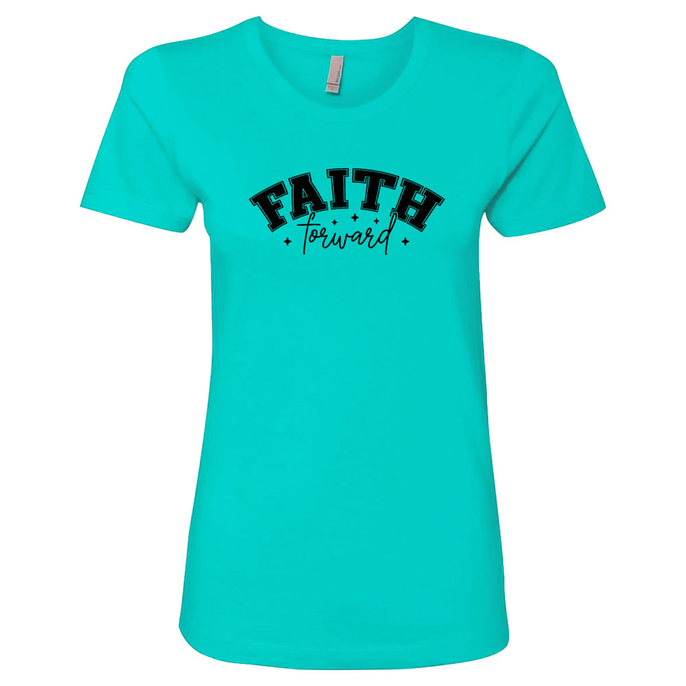 Faith Scripture Women’s T‑Shirt – For We Live by Faith, Not by Sight – Inspirational Christian Tee
