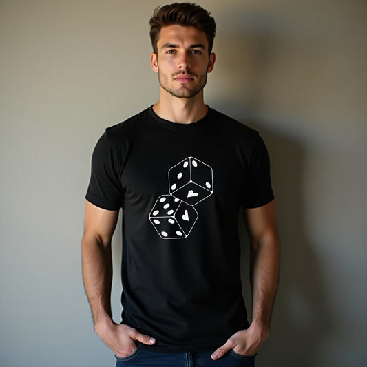 "Lucky in Love" Men's / Unisex T-Shirt – A Fun & Playful Graphic Tee