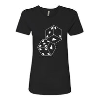 Lucky in Love "Dice Heart" Women's T-Shirt – A Fun & Playful Graphic Tee