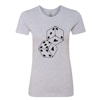 Lucky in Love "Dice Heart" Women's T-Shirt – A Fun & Playful Graphic Tee