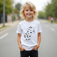 Lucky in Love "Dice Heart" Youth T-Shirt – A Fun & Playful Graphic Tee