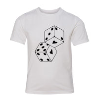 Lucky in Love "Dice Heart" Youth T-Shirt – A Fun & Playful Graphic Tee